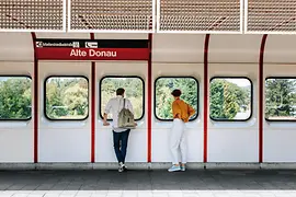 U-Bahn Station Alte Donau